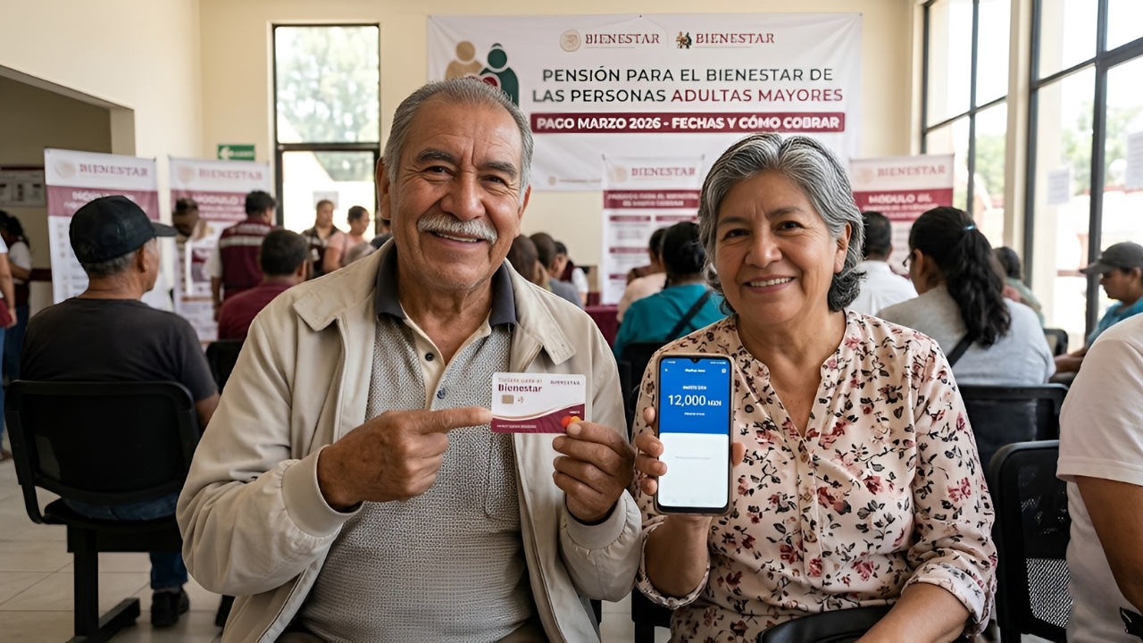 Pensión de $12,000 en México: Adultos Mayores Reciben Pago en Marzo 2026 – Fechas y Cómo Cobrar
